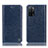 Handytasche Stand Schutzhülle Flip Leder Hülle H04P für Oppo A53s 5G Blau