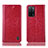 Handytasche Stand Schutzhülle Flip Leder Hülle H04P für Oppo A55 5G Rot