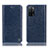 Handytasche Stand Schutzhülle Flip Leder Hülle H04P für Oppo A56 5G Blau