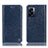 Handytasche Stand Schutzhülle Flip Leder Hülle H04P für Oppo A77 5G Blau