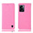 Handytasche Stand Schutzhülle Flip Leder Hülle H04P für Oppo A77 5G Rosa