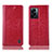 Handytasche Stand Schutzhülle Flip Leder Hülle H04P für Oppo A77 5G Rot
