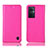 Handytasche Stand Schutzhülle Flip Leder Hülle H04P für Oppo A96 5G Pink