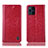 Handytasche Stand Schutzhülle Flip Leder Hülle H04P für Oppo Find X3 5G Rot