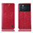 Handytasche Stand Schutzhülle Flip Leder Hülle H04P für Oppo K9 Pro 5G Rot
