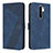 Handytasche Stand Schutzhülle Flip Leder Hülle H04X für Xiaomi Redmi 9 Prime India Blau