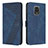 Handytasche Stand Schutzhülle Flip Leder Hülle H04X für Xiaomi Redmi Note 9 Pro Max Blau