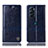 Handytasche Stand Schutzhülle Flip Leder Hülle H05P für Motorola Moto Edge 30 Pro 5G Blau