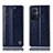 Handytasche Stand Schutzhülle Flip Leder Hülle H05P für Oppo F21 Pro 5G Blau