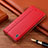 Handytasche Stand Schutzhülle Flip Leder Hülle H05P für Samsung Galaxy S21 5G Rot