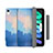 Handytasche Stand Schutzhülle Flip Leder Hülle H06 für Apple iPad Mini 6 Blau