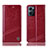 Handytasche Stand Schutzhülle Flip Leder Hülle H06P für Oppo Find X5 Lite 5G Rot