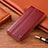 Handytasche Stand Schutzhülle Flip Leder Hülle H06P für Sony Xperia Ace II Rot
