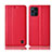 Handytasche Stand Schutzhülle Flip Leder Hülle H07P für Oppo Find X3 Pro 5G Rot