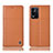 Handytasche Stand Schutzhülle Flip Leder Hülle H07P für Oppo K9X 5G Orange