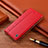 Handytasche Stand Schutzhülle Flip Leder Hülle H07P für Samsung Galaxy A12 Nacho Rot