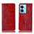 Handytasche Stand Schutzhülle Flip Leder Hülle H08P für Oppo A97 5G Rot