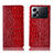 Handytasche Stand Schutzhülle Flip Leder Hülle H08P für Oppo K10 Pro 5G Rot