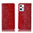 Handytasche Stand Schutzhülle Flip Leder Hülle H08P für Oppo K10X 5G Rot