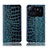 Handytasche Stand Schutzhülle Flip Leder Hülle H08P für Xiaomi Mi 11 Ultra 5G Blau