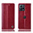 Handytasche Stand Schutzhülle Flip Leder Hülle H09P für Motorola Moto S30 Pro 5G Rot