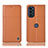 Handytasche Stand Schutzhülle Flip Leder Hülle H10P für Motorola MOTO G52 Orange