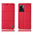 Handytasche Stand Schutzhülle Flip Leder Hülle H10P für Oppo A57 5G Rot