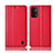 Handytasche Stand Schutzhülle Flip Leder Hülle H10P für Oppo A93 5G Rot