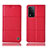 Handytasche Stand Schutzhülle Flip Leder Hülle H10P für Oppo A93s 5G Rot