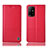 Handytasche Stand Schutzhülle Flip Leder Hülle H10P für Oppo F19 Pro+ Plus 5G Rot