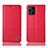Handytasche Stand Schutzhülle Flip Leder Hülle H10P für Oppo Find X3 Pro 5G Rot