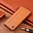 Handytasche Stand Schutzhülle Flip Leder Hülle H10P für Xiaomi Poco F3 5G Orange
