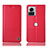 Handytasche Stand Schutzhülle Flip Leder Hülle H11P für Motorola Moto Edge X30 Pro 5G Rot