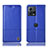 Handytasche Stand Schutzhülle Flip Leder Hülle H11P für Motorola Moto S30 Pro 5G Blau