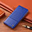 Handytasche Stand Schutzhülle Flip Leder Hülle H11P für Nokia 5.4 Blau