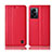 Handytasche Stand Schutzhülle Flip Leder Hülle H11P für OnePlus Nord N300 5G Rot
