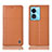 Handytasche Stand Schutzhülle Flip Leder Hülle H11P für Oppo A1x 5G Orange