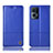 Handytasche Stand Schutzhülle Flip Leder Hülle H11P für Oppo Reno7 Pro 5G Blau