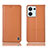 Handytasche Stand Schutzhülle Flip Leder Hülle H11P für Oppo Reno8 5G Orange