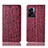 Handytasche Stand Schutzhülle Flip Leder Hülle H16P für OnePlus Nord N300 5G Rot
