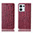 Handytasche Stand Schutzhülle Flip Leder Hülle H16P für Oppo Reno9 5G Rot