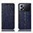 Handytasche Stand Schutzhülle Flip Leder Hülle H18P für Oppo K10 Pro 5G Blau