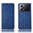 Handytasche Stand Schutzhülle Flip Leder Hülle H19P für Oppo K10 Pro 5G Blau