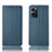 Handytasche Stand Schutzhülle Flip Leder Hülle H20P für Oppo Find X5 Lite 5G Blau