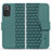 Handytasche Stand Schutzhülle Flip Leder Hülle HF1 für Xiaomi Redmi Note 10 Pro 4G Grün
