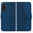 Handytasche Stand Schutzhülle Flip Leder Hülle HF1 für Xiaomi Redmi Note 11 4G (2022) Blau