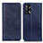 Handytasche Stand Schutzhülle Flip Leder Hülle K01Z für Oppo A95 4G Blau