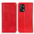 Handytasche Stand Schutzhülle Flip Leder Hülle K01Z für Oppo A95 4G Rot