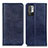 Handytasche Stand Schutzhülle Flip Leder Hülle K01Z für Xiaomi Redmi Note 10 5G Blau