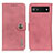 Handytasche Stand Schutzhülle Flip Leder Hülle K02Z für Google Pixel 7a 5G Rosa